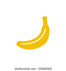 Banana icon vector, filled flat sign, solid colorful pictogram isolated on white, logo illustration