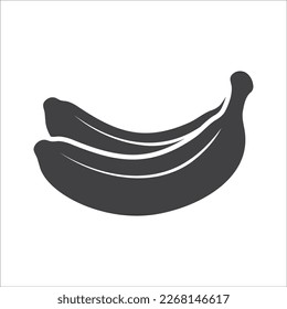 Banana icon vector. Banana fruit icon isolated on white background. Banana icon in trendy flat style vector. Vector illustration