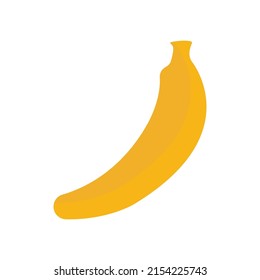 Banana icon vector. fruit, vegetarian. flat icon style. simple design editable. Design simple illustration