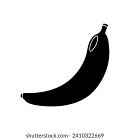 Banana icon vector. Fruits illustration sign. Vitamins symbol. Vegetarian logo. Food mark.