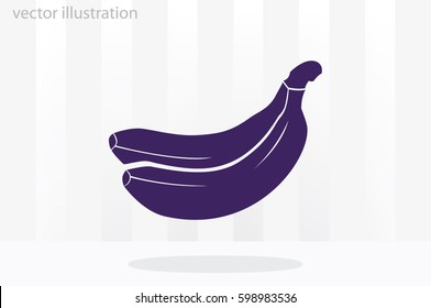 banana icon vector illustration