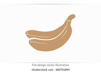 banana icon vector illustration