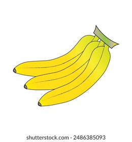 banana icon vector illustration design template