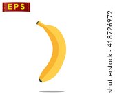banana icon, vector banana icon, isolated flat banana icon