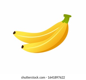 banana icon, vector banana icon, isolated flat banana icon