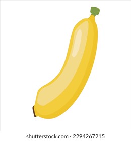 banana icon, vector banana icon, isolated flat banana icon