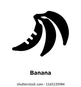 Banana icon vector isolated on white background, Banana transparent sign , food and fruit symbols