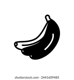Bananen-Symbol in Vektor. Firmenzeichen
