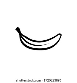icono del plátano. signo de banana vectorial