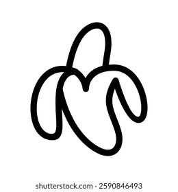 Banana Icon Vector Symbol Design Illustration