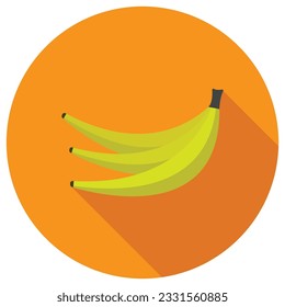 banana icon  vector templarte illustration logo design