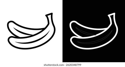 Vector del icono del plátano para el Web y el App móvil. Símbolo aislado.
