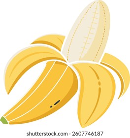 Banana icon vector,Yellow banana,slice of banana,yellow fruit,banana peel.
