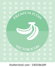 Banana Icon for Web, Applications, Software & Graphic Designs.