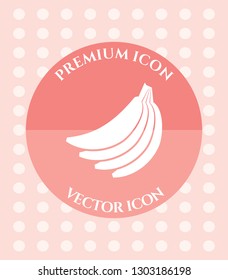 Banana Icon for Web, Applications, Software & Graphic Designs.