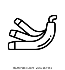 banana icon for your website, mobile, presentation, and logo design.