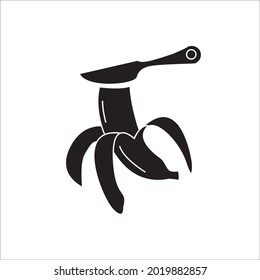 símbolo de iconos de banana elementos vectores para web infográfica