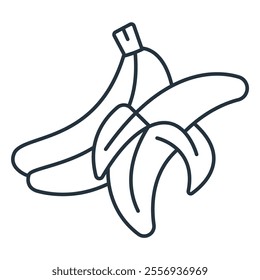 Banana icons symbol vector elements for infographic web