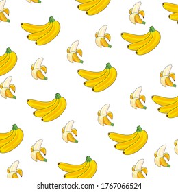 
BANANA. BANANA ILLUSTRATION WITH FLAT STYLE, SUMMER THEMES