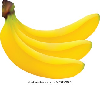 banana isolated 