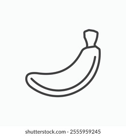 Banana isolated icon. vector illustration.
