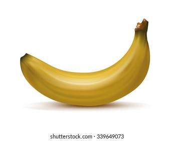 Banana Isolated on White