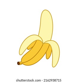Banana isolated on white background