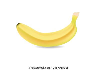 plátano aislado sobre fondo blanco