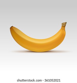 Banana Isolated on White Background