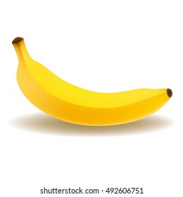 banana isolated on white background