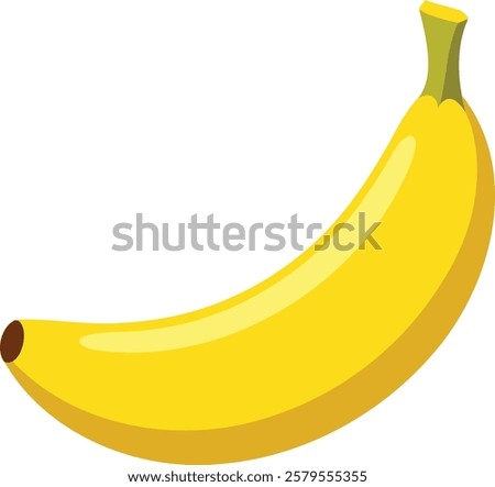 banana isolated on white background