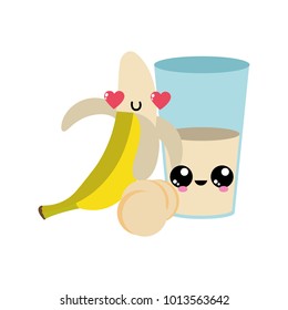 Banana and juice design