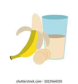 Banana and juice design