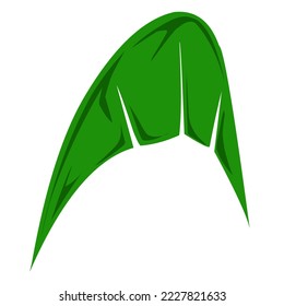 Banana leaf image design suitable for stickers, logos and others
