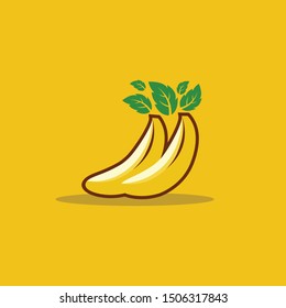 Banana Leaf Naturally Creative Logo Design