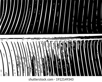 Banana leaf pattern black vector