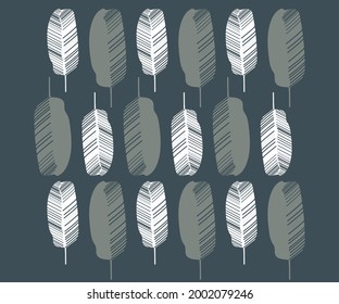 Bananenblattvektor