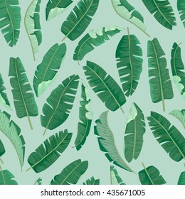 Banana leaves pattern.