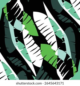 Banana Leaves Tropical leaf Botanical Pattern Natural organic surface Floral 