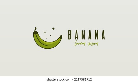 Banana Logo Design Concept Vector. Fruit Logo Template Vector