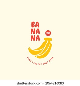 Banana Logo design template. Badges and design elements for anything business. vector illustration.