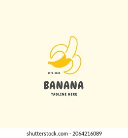 Banana Logo design template. Badges and design elements for anything business. vector illustration.
