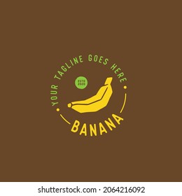 Banana Logo design template. Badges and design elements for anything business. vector illustration.