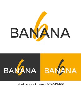 Banana Logo Letter B Logo Vector Stock Vector (Royalty Free) 609643499 ...