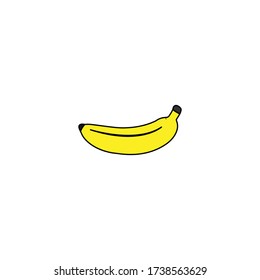 Banana logo stock vector template