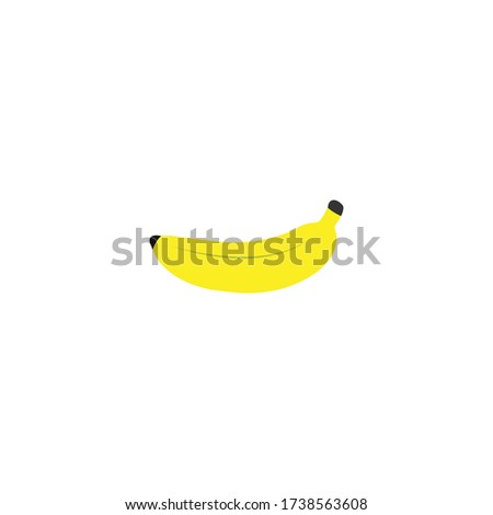 Banana logo stock vector template