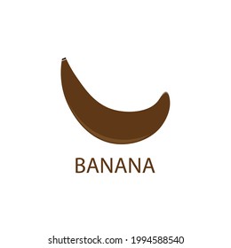 Vorlage für das Banana-Logo - Flaches Design