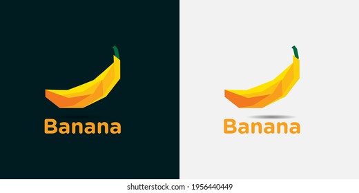 Banana logo template vector icon illustration design