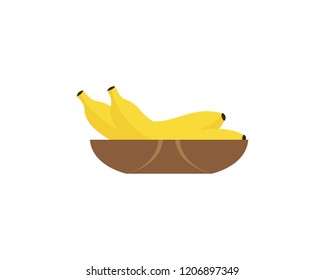 Banana Logo Template vector illustration