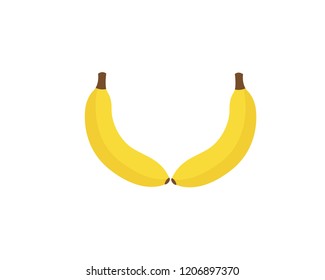 Banana Logo Template vector illustration